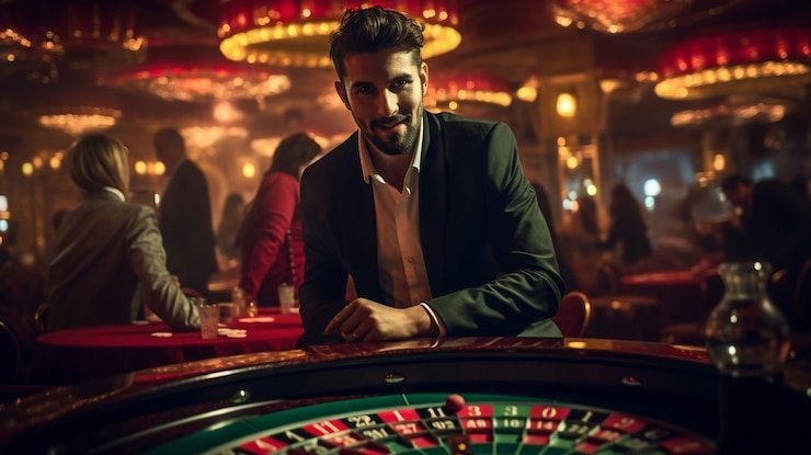 Multi-table live dealer studio showing concurrent blackjack and roulette games